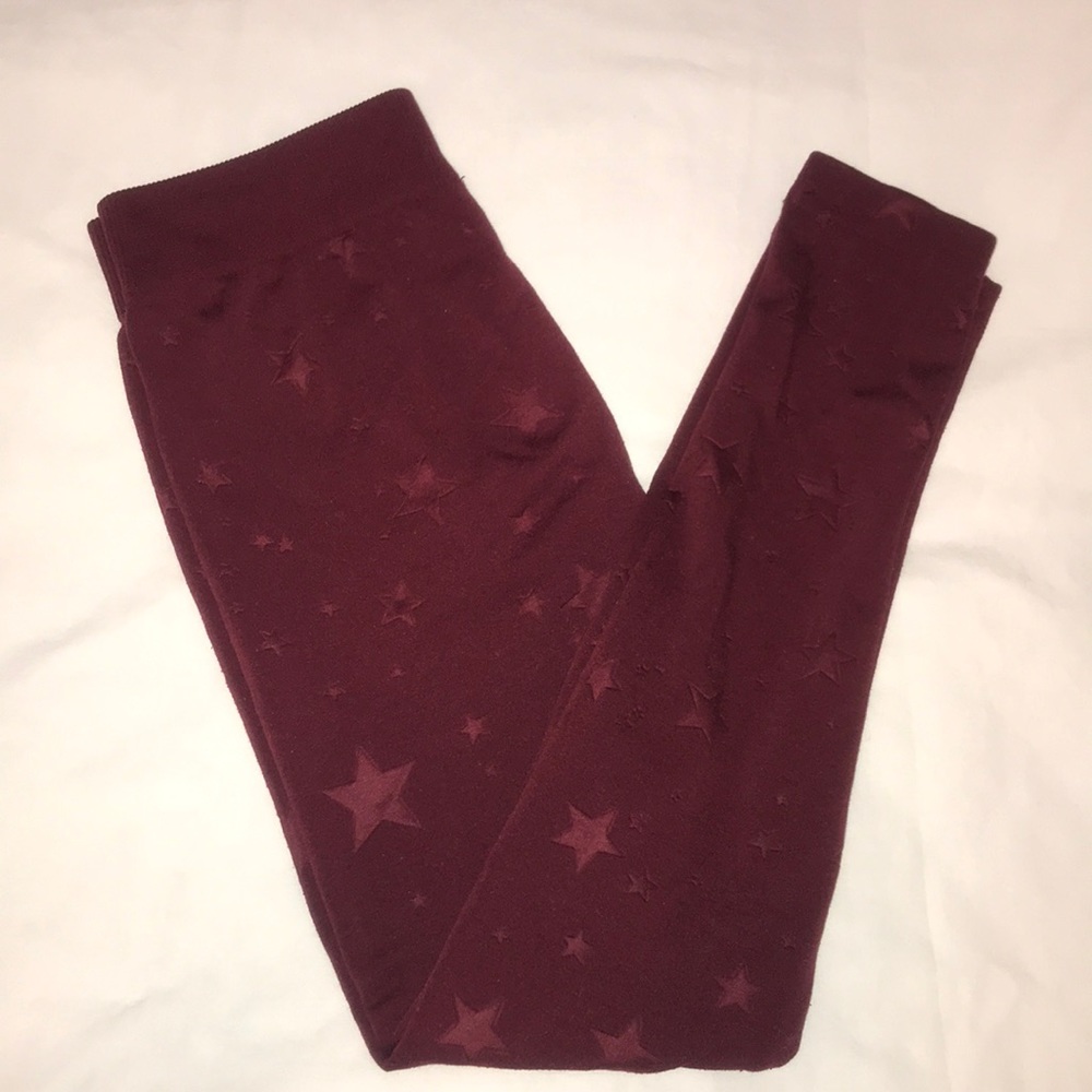 Maroon Pink Republic Leggings